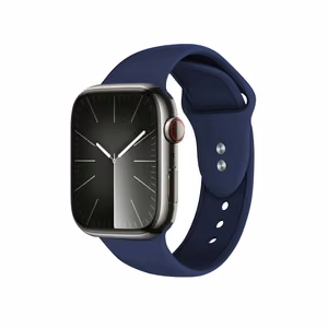 Ремешок Crong Liquid для Apple Watch 44 / 45 / 46 / 49 mm, тёмно-синий