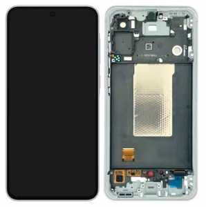 LCD screen Samsung A566 A56 5G koos touch screen ja frame Awesome Olive original (assembled service pack)