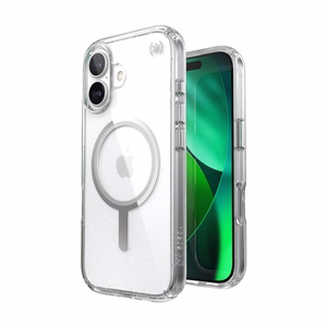 Speck Presidio Perfect Clear MagSafe - iPhone 17 ümbris (Clear / hõbedane)