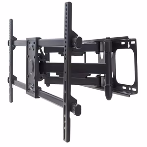Manhattan TV ja monitori seinakinnitus, täisliikumine, 1 ekraan, 37–75", must, VESA 200x200–800x400 mm, maks. 75 kg
