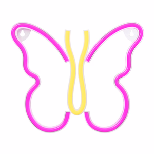 Neon LED Light BUTTERFLY pink NNE03 Neolia