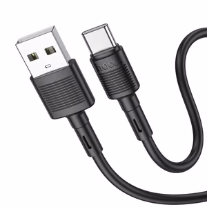 Hoco X83 USB-A – USB-C kaabel Cable USB A to USB C Hoco 3A 1 m X83, must, 1 m, 3A