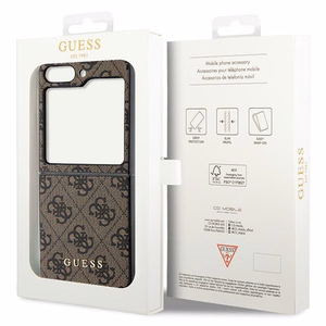 Guess 4G Charms Collection ümbris jaoks Samsung Galaxy Z Flip 5 - brown
