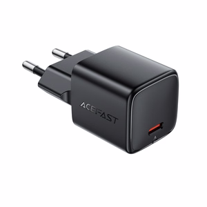 Acefast A117 зарядное устройство 20W GaN USB-C — чёрный