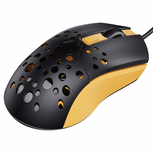 Must-kollane juhtmega mängurihiir Hoco GM51