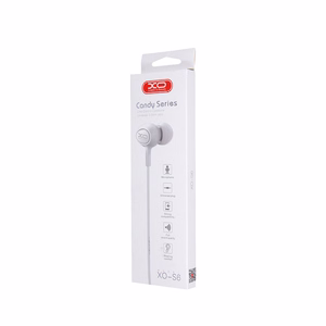XO juhtmega kõrvaklapid S6 jack 3,5mm valge