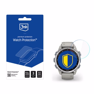 Smartwatch Ekraanikaitse 3mk Watch Protection FlexibleGlass jaoks Garmin Descent Mk3 / Mk3i (43mm)
