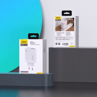 Laadija Dudao "A65EU" valge 65W (2xPD-C / 2xQC3.0)