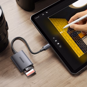 Ugreen CM401 USB-C 5Gb/s SD/TF kaardilugeja - hall