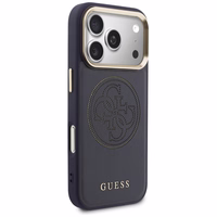 Guess Perforated 4G MagSafe ümbris for iPhone 17 Pro - sinine
