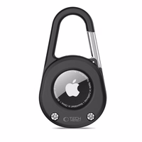 Tech-Protect Slidelock Carabiner Keychain Ümbris jaoks Apple AirTag 1/2 - must