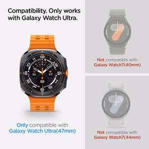 Spigen Glas.TR EZ Fit Karastatud klaas jaoks Samsung Galaxy Watch Ultra (47mm) - Clear (2-pack)