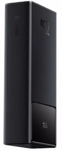 Baseus EnerFill FP41 30000mAh 22.5W energiapank koos Baseus Simple USB-A - USB-C 3A 30cm kaabliga - must