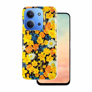 Glow Glam ümbris jaoks Xiaomi Redmi 15 4G EU / 15 5G EU (171,08 x 82,05 x 8,55) oranž