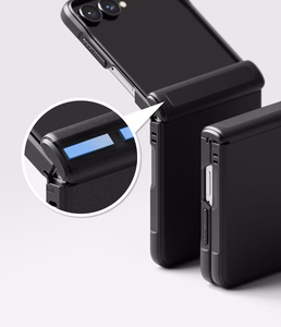Ringke Onyx Flap MagSafe ümbris mudelile Samsung Galaxy Z Flip 8 – must