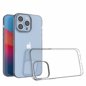 Ultra Clear 0.5mm iPhone 14 Pro Max kate geel läbipaistev