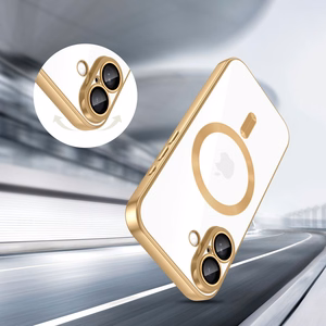 Tech-Protect MagFlex MagSafe Ümbris jaoks iPhone 17 - Läbipaistev Kuldne