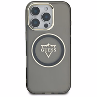 Guess IML Metal Mountain Logo MagSafe iPhone 16 Pro Ümbris - must