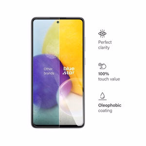 Закалённое стекло для Samsung Galaxy A72 LTE / 5G Blue Star