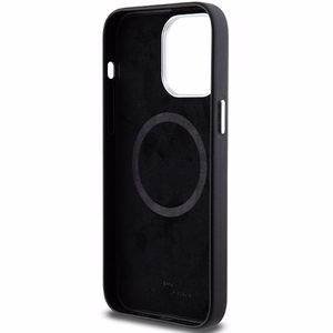 BMW Signature Wrapped Metal MagSafe чехол для iPhone 15 Pro Max - чёрный
