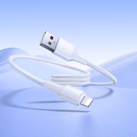Kaabel USB A to Lightning Hoco 2,4A 1 m X120 valge
