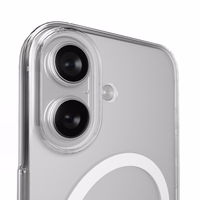 Puro Lite Mag TPU+PC Ümbris Compatible with MagSafe jaoks iPhone 17 - Läbipaistev with Valge Ring