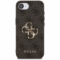 GUESS ümbris jaoks IPHONE 16e (SE 4 2025) GUHCPSE44GMGGR (4G PU Big Logo) must