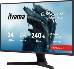 iiyama G-MASTER G2471HS-B1 arvutimonitor 60.5 cm (23.8") 1920 x 1080 pikslit Full HD must
