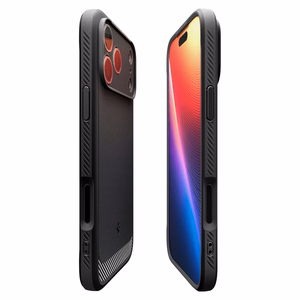 SPIGEN ümbris RUGGED ARMOR MAG compatible with MagSafe jaoks IPHONE 17 Pro matt must