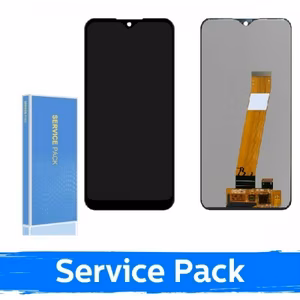 LCD ekraan ühilduv Samsung A015M A01 / M015 M01 must (Service Pack / Aftermarket)(NF versioon)