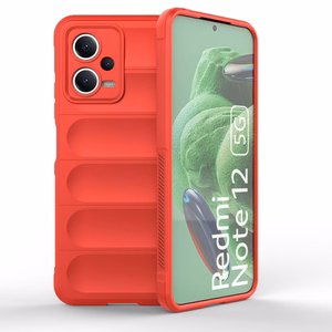 Magic Shield Ümbris jaoks Xiaomi Redmi Note 12 5G / Poco X5 5G Flexible Armor Cover punane