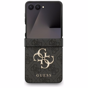 Guess Big 4G Logo Classic Logo Ümbris jaoks Samsung Galaxy Z Flip 7 - Must