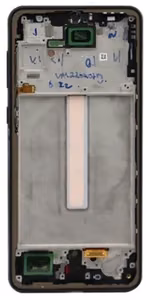 LCD screen Samsung A336 A33 5G 2022 koos touch screen ja frame Must OLED (real size)