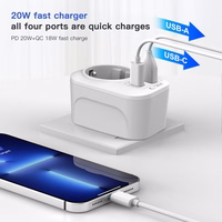 Tech-Protect TA100 UK Adapter - valge