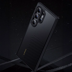 Benks Montage Magnetic Armor Pro Kevlar Ümbris Metal Frame 600D+1500D (MA41) jaoks Samsung Galaxy S24 Plus must