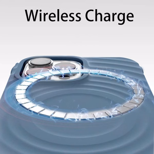Tel Protect Wave Magsafe Ümbris jaoks Iphone 15 Pro Max tumesinine