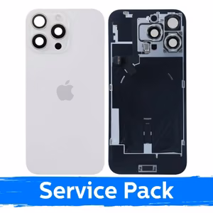 Tagakaas, mis sobib Apple iPhone 16 Pro Maxiga / valge titaan / (Service Pack)