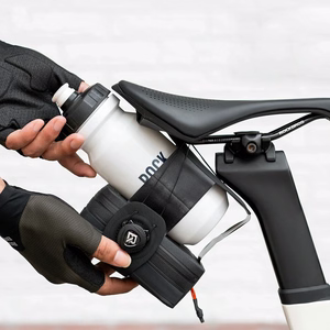 Rockbros AS-150 Waterproof Multifunctional Saddle Bag with Bottle Holder - Black