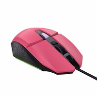 Trust Felox Gaming wired mouse GXT109P roosa