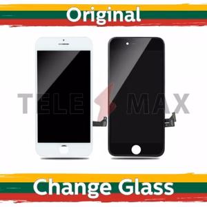 LCD Ekraan Ühildub iPhone 7 Must (Telemax Renewed)