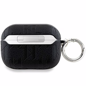 Чехол Karl Lagerfeld Monogram Karl & Choupette Head для AirPods Pro 2 - чёрный