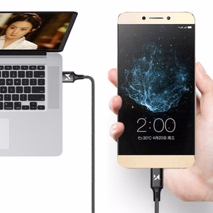 USB Cable Wozinsky "WUC-L2B" Black "Lightning" 200cm