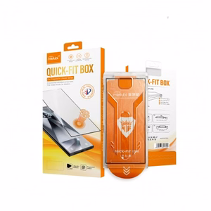 Karastatud klaas Quick-Fit 5D Apple iPhone 16 Pro (Blister)