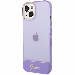 Guess Translucent iPhone 14 6.1" Ümbris - lilla