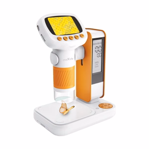 Maxlife MXDM-200 digitaalne mikroskoop alusega, oranž