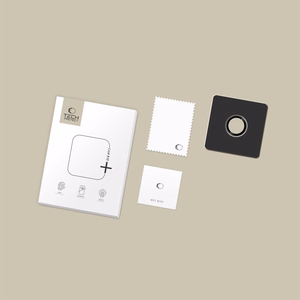 Tech-Protect Camring Fit+ Camera Cover jaoks iPhone 17 Air - Must