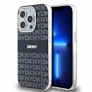 DKNY IML Mono & Stripe MagSafe ümbris jaoks iPhone 15 Pro - must