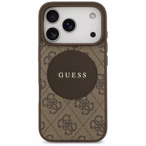 Guess 4G Circle Classic Logo MagSafe ümbris jaoks iPhone 17 Pro - brown