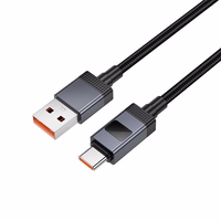 Kaabel USB A to USB C Hoco 5A with display 1 m X118 must