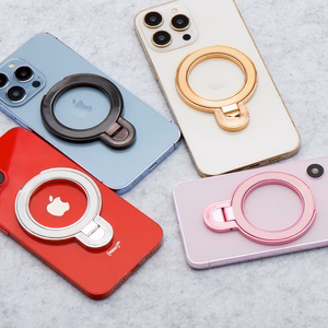 Phone stand CIRCLE - stick-on - kuldne
